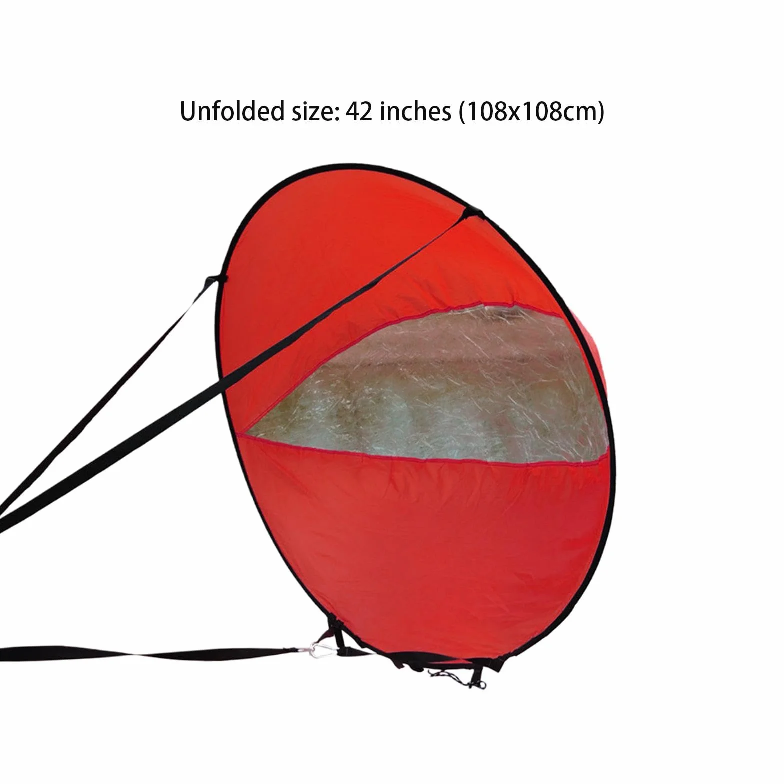 Voile de Planche à pagaie, Voile à Vent pour Kayak avec fenêtre Transparente