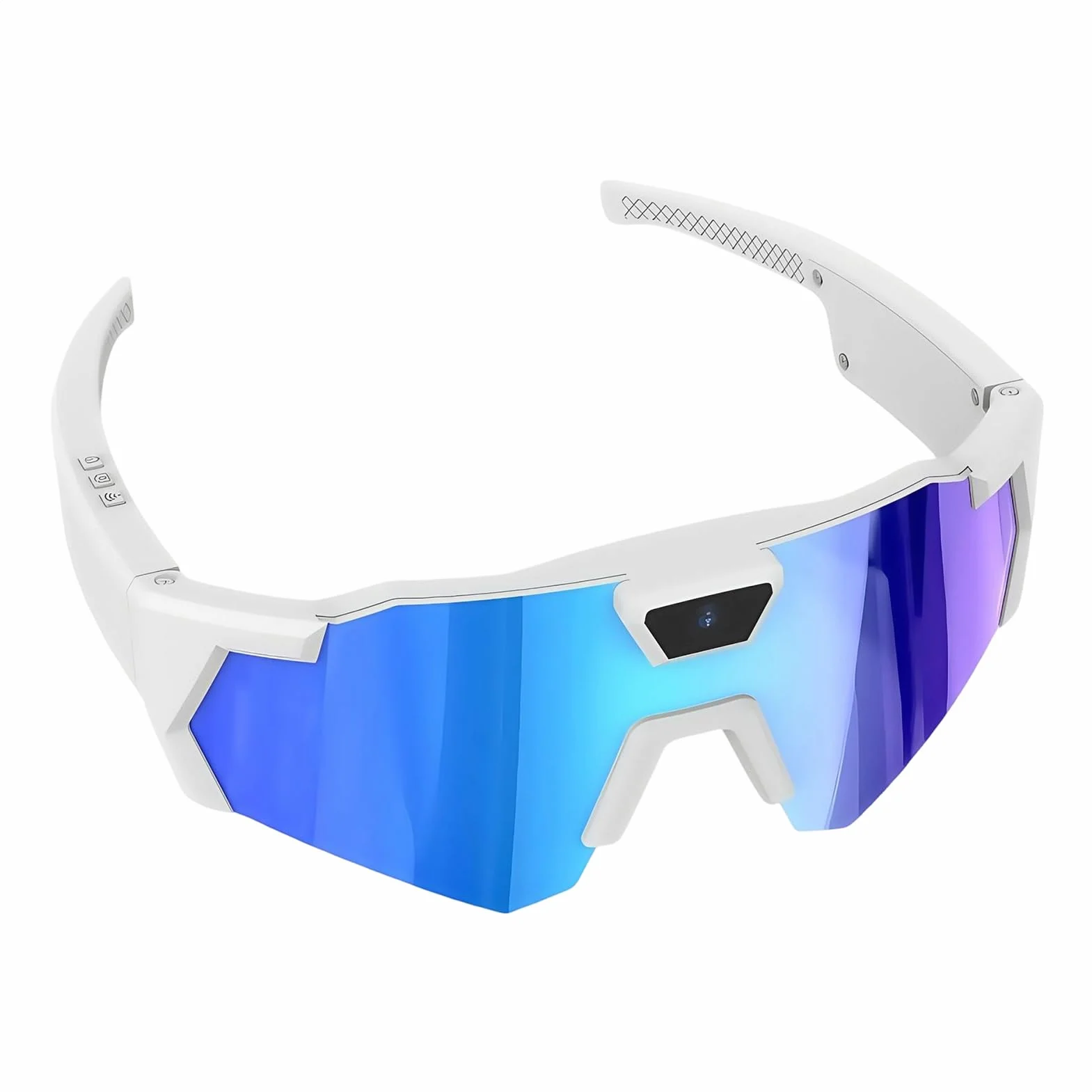 Lunettes De Caméra 1080P pour Le Cyclisme, Lunettes De Soleil avec Caméra, Audio Et Vidéo, pour Cyclistes, Snowboarders, Randonneurs, Vloggers, Course, Ski, Camping, Pêche
