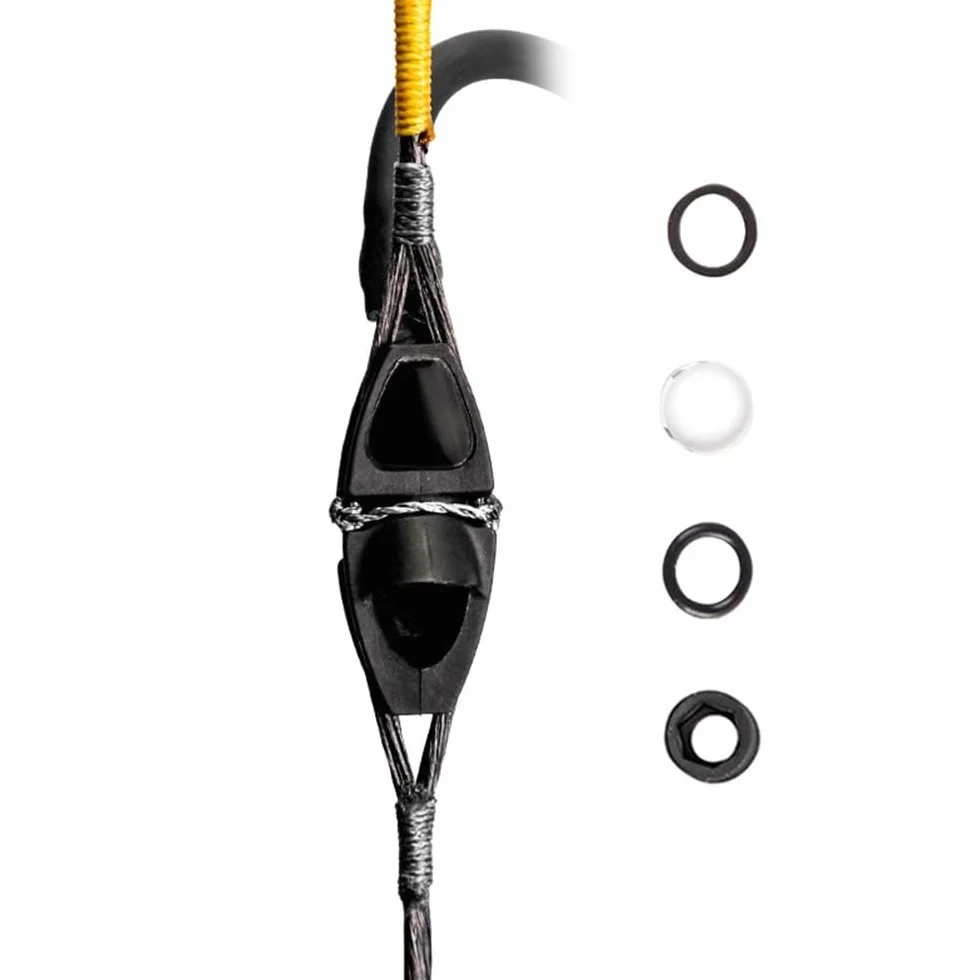 MiOYOOW Tube Peep Sight Kit 6X/8X Clarificateur Accessoires de Tir à l'Arc pour Arc à Poulies