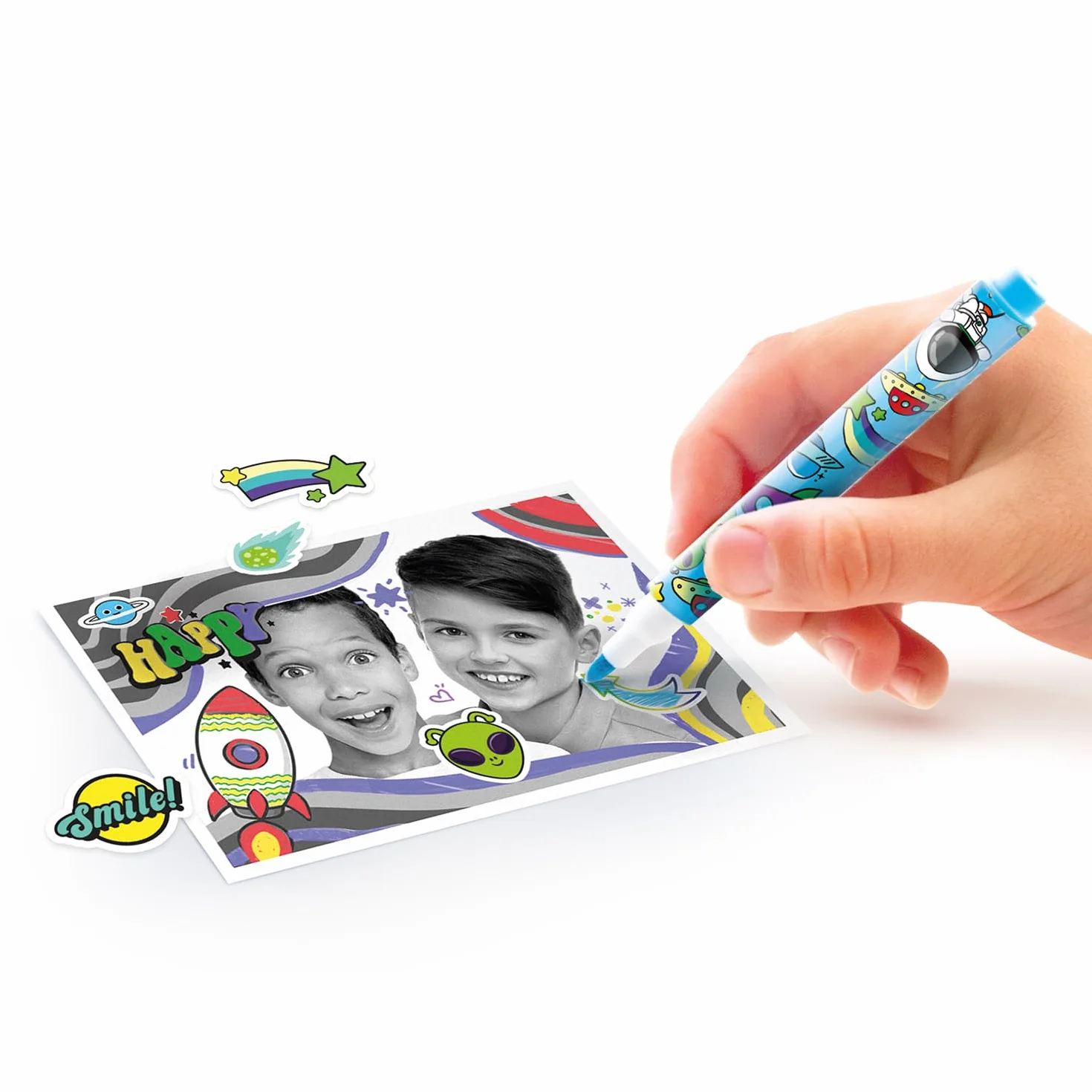 Canal Toys - Photo Creator - Appareil Photo à Impression Instantané - Selfie & Caméra Vidéo - Impression sur Rouleau de Papier Photo Thermique, sans Encre - Cadeau pour Enfant - Dès 4 Ans - CLK 011