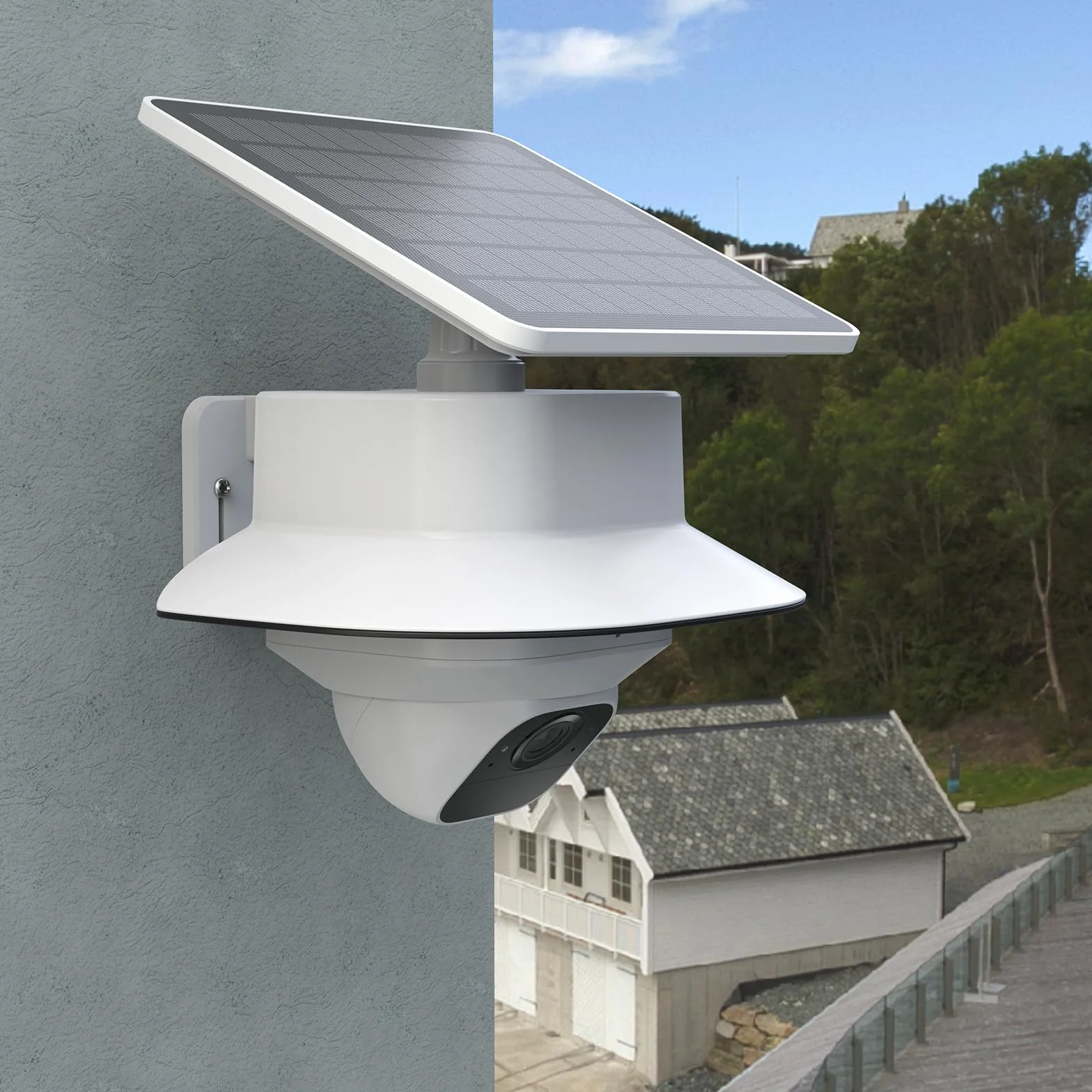 HOLACA Sun Rain Shade Couvercle de caméra compatible avec eufy Security SoloCam E30/E42 et eufy Security 4G LTE Cam S330