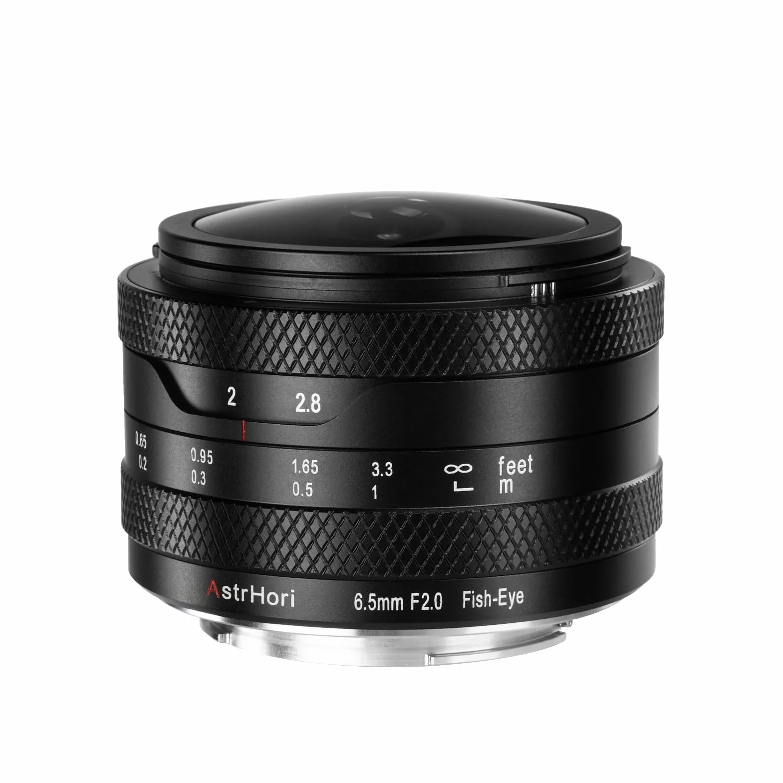 AstrHori 6,5mm F2.0 APS-C Objectif fisheye Circulaire Ultra Grand Angle 192° pour appareils Photo sans Miroir for Panasonic for Olympus Micro 43 G1,G2,G3,G5,G6,G7,G9,GH1,GH2,GH4,GH5,GM5,GX1,GX7