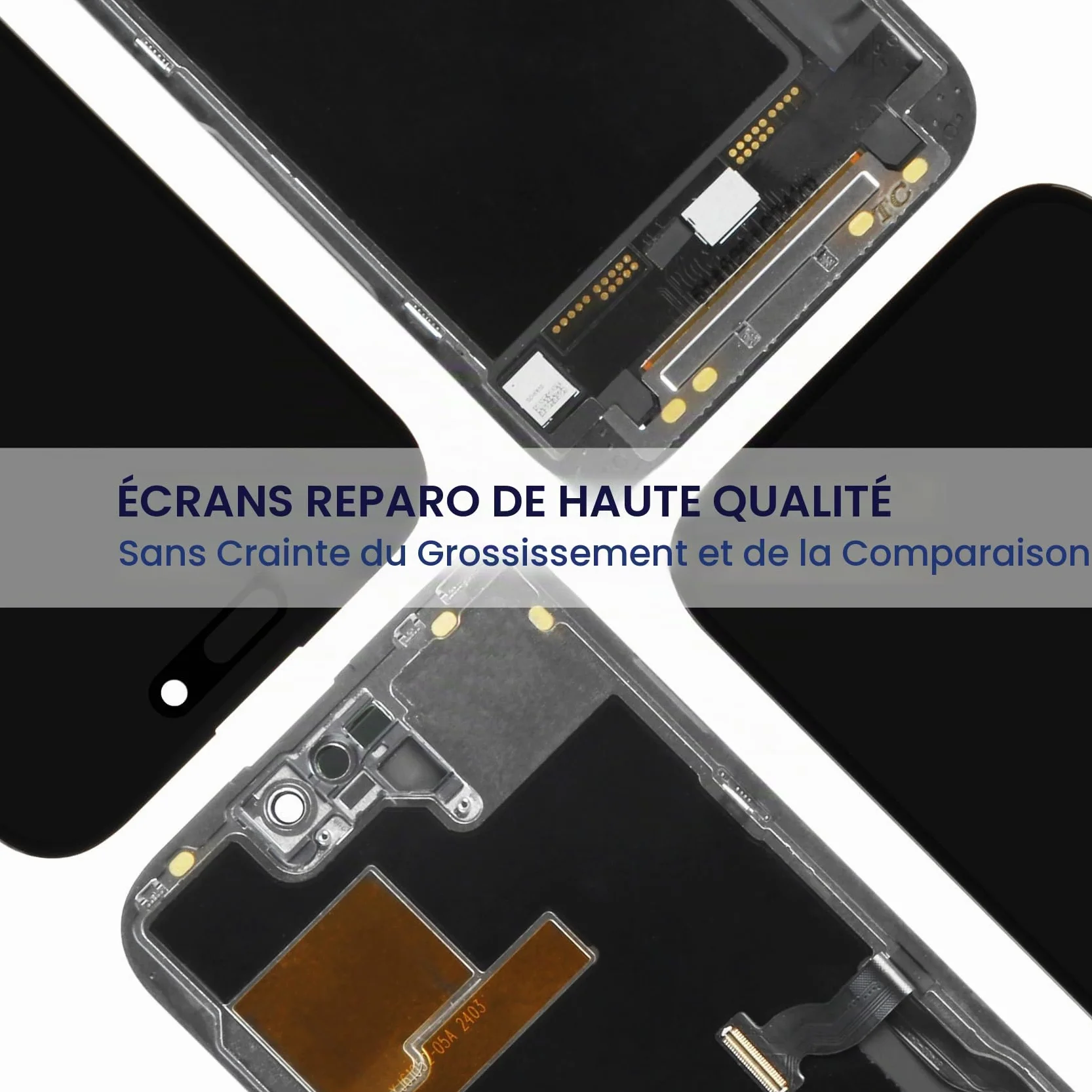 Reparo Incell LCD Écran pour iPhone 14 Pro Display - Ecran pour iPhone14 Pro LCD Display Écran Tactile Digitizer Assembly Kit de Réparation (modèles : A2890, A2650, A2889, A2892)