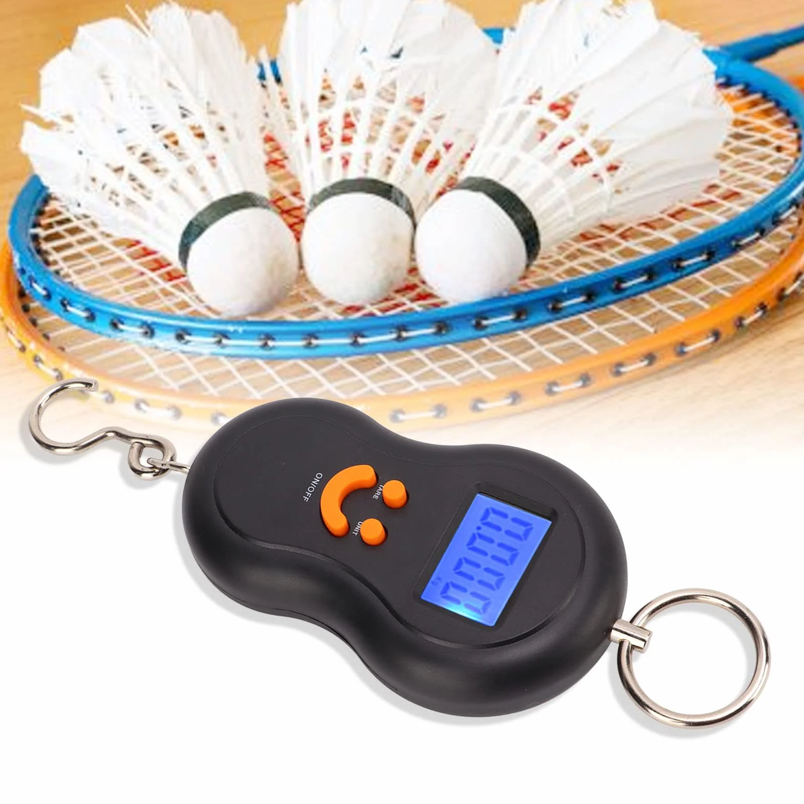Calibrateur de Tension électronique Pèse-Bagages numérique LCD pour Badminton Tennis Outils de Cordage