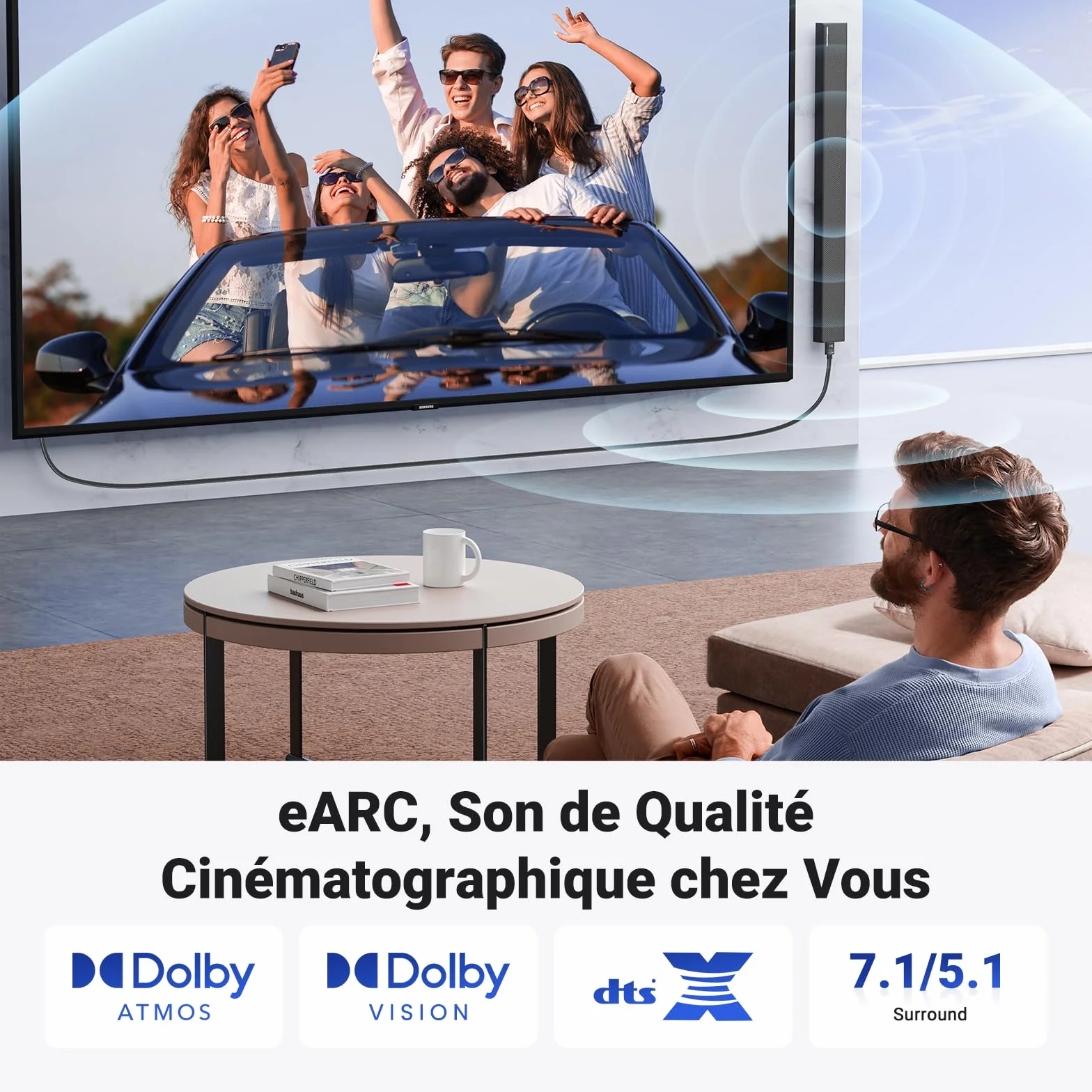 UGREEN 10K 8K 60Hz Câble HDMI 2.1 Certifié 4K 240Hz UHD Haute Vitesse 48Gbps 3D eARC HDR 10+ VRR HDCP 2.3 Dolby Vision Compatible avec Switch PS5 PS4 Xbox One X HDTV MacBook Pro Mac Mini M4 (2M)