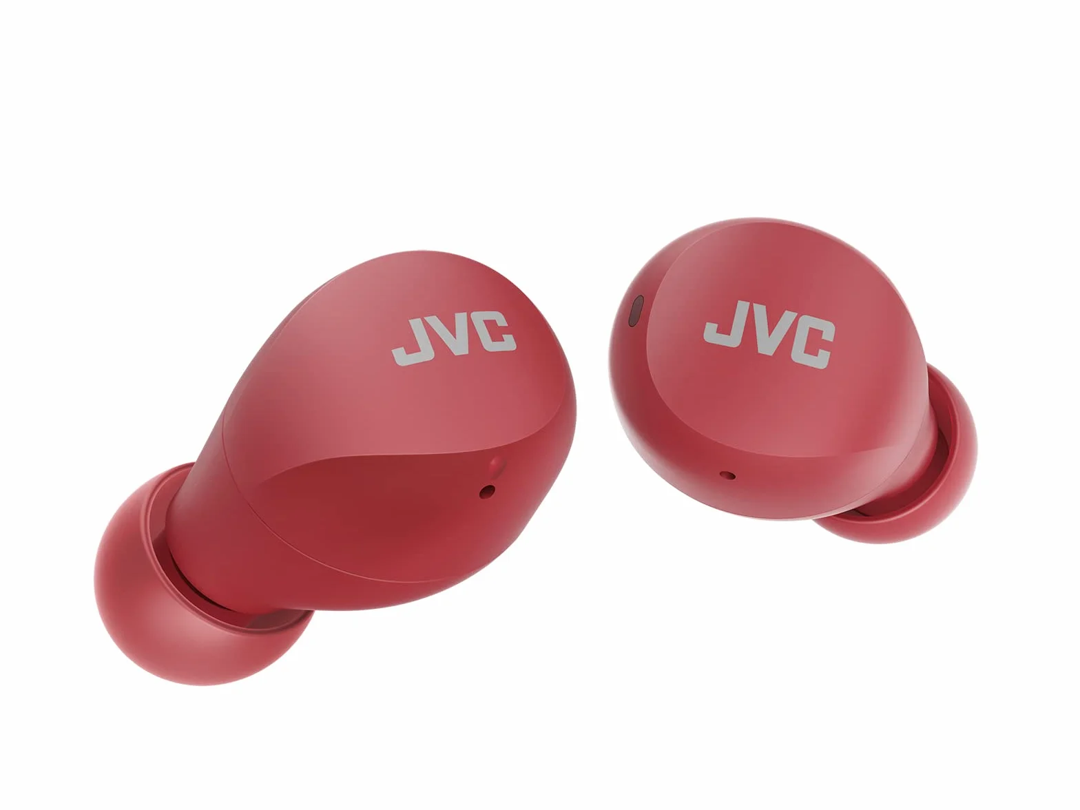 JVC Mini casque sans fil Gumy - Casque Bluetooth (5.1) petit et léger, avec 3 modes audio, résistance à l'eau (IPX4) et batterie 23 heures. Écouteurs pour le sport et la maison - HA-Z66T-R