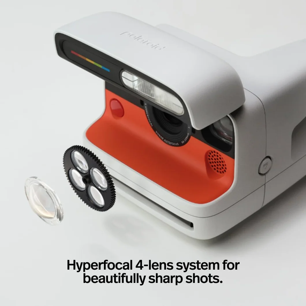 Polaroid Flip - Pack Appareil Photo instantané Noir + Film Couleur (16 Photos)