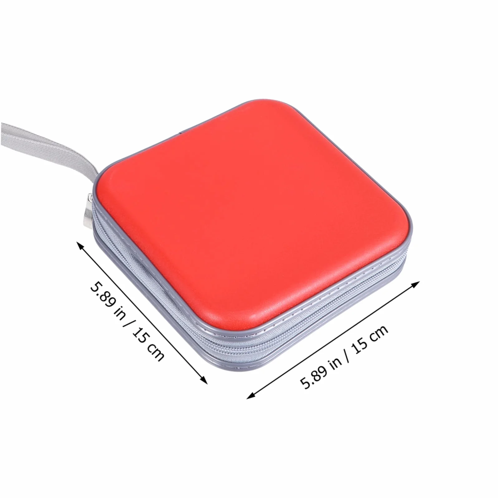 PRETYZOOM Étui de Rangement pour CD Pochette pour DVD Grande Capacité Housse CD Zippée pour Ranger Vos Disques