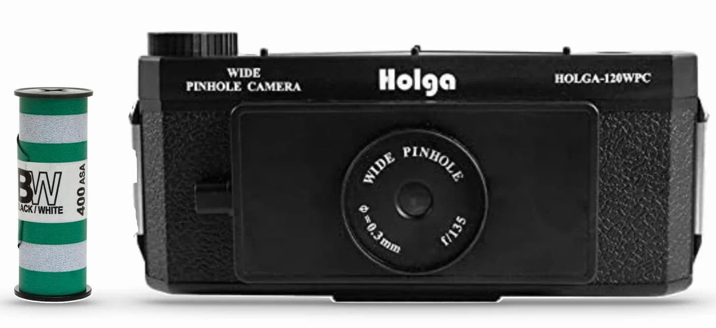 Anton & HOLGA Kit panoramique Grand Angle 120N Format Moyen (avec Film B+W)