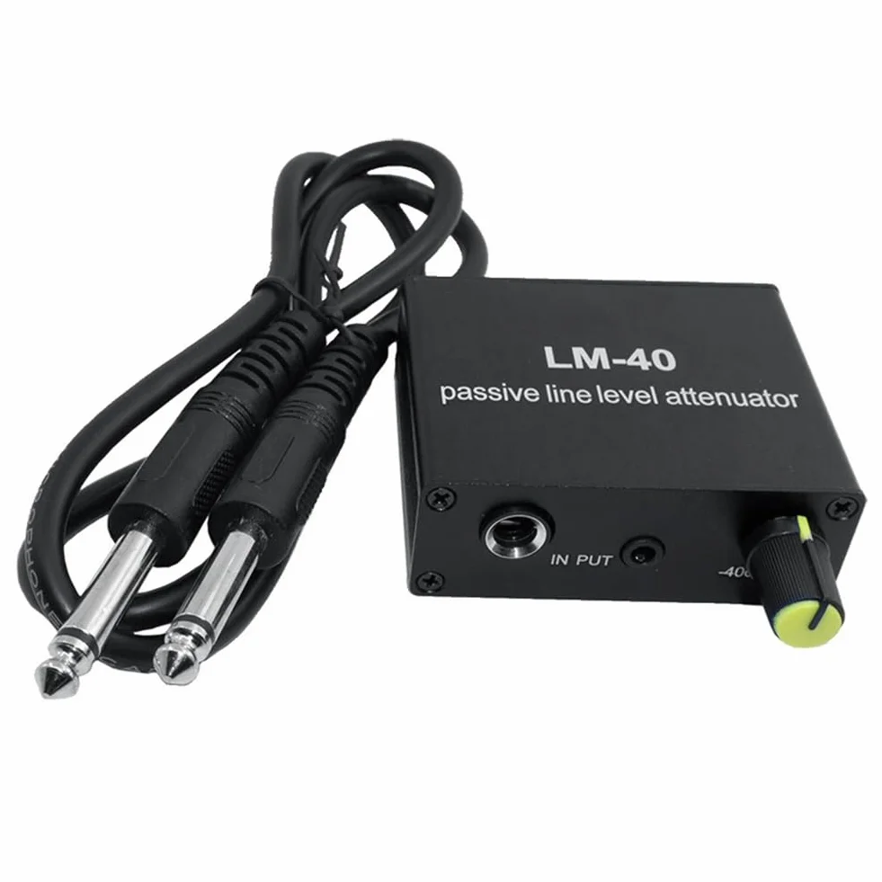 Atténuateur Audio Passif, Carte Son de Signal de Sortie Ligne, Haut-Parleur, Microphone, Convertisseur de Niveau Haut et Bas + Ligne 6,5