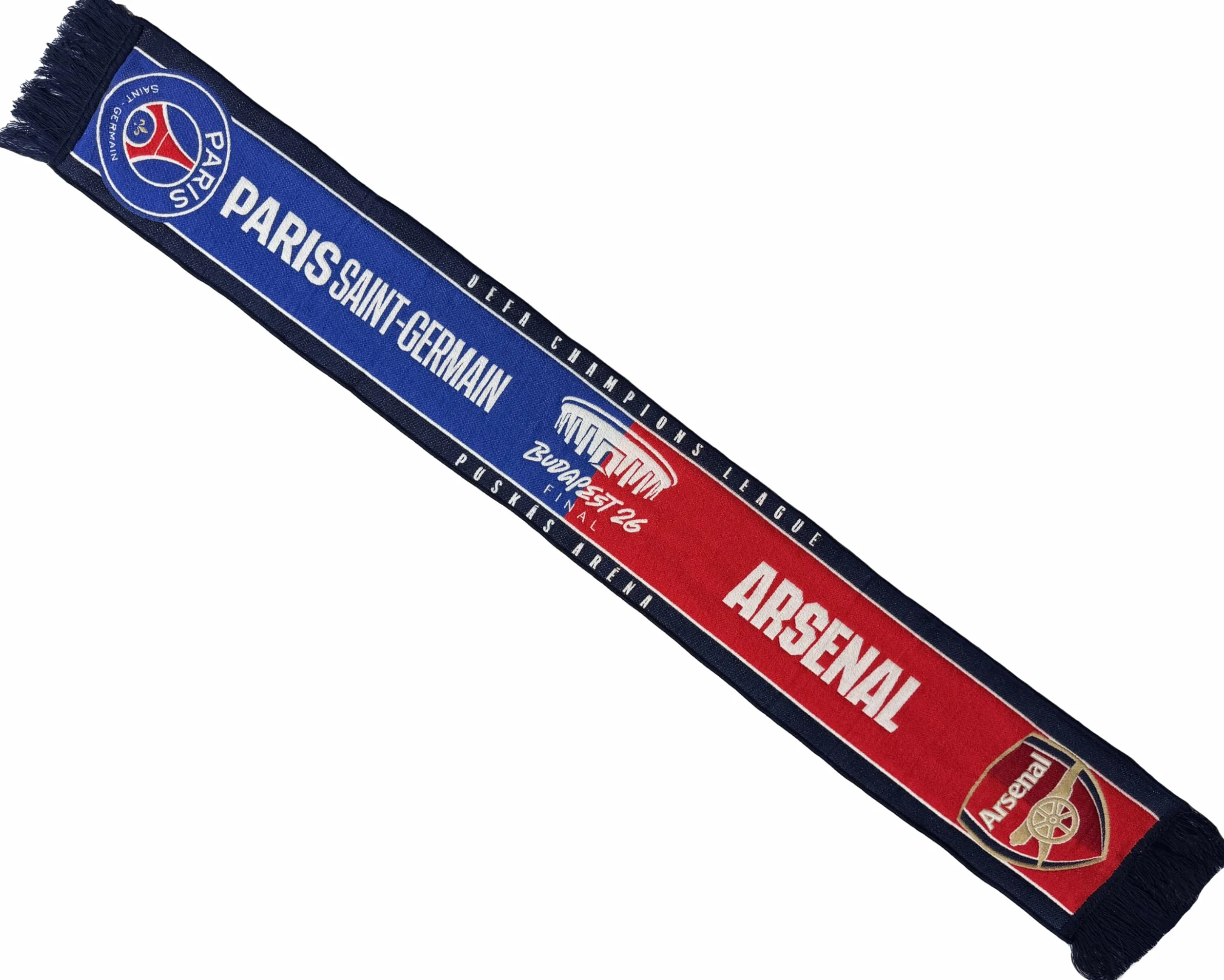 PARIS SAINT GERMAIN PSG Champions League Echarpe Finale 2026 Collection officielle ARSENAL