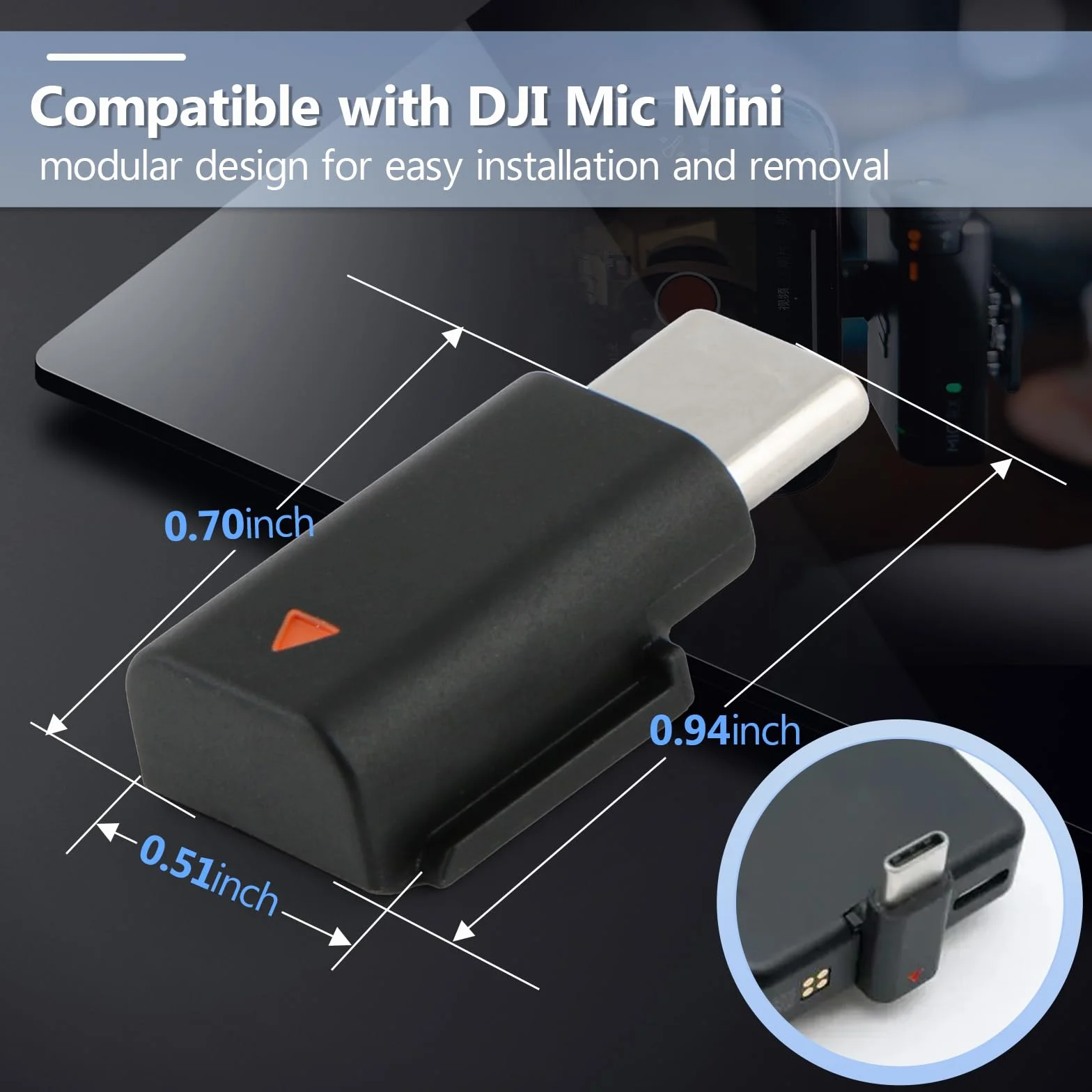 Adaptateur pour DJI Mic Mini Type-C