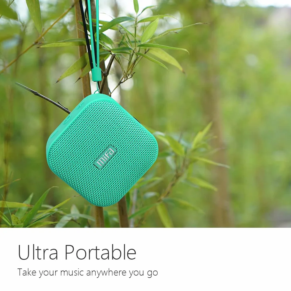 MIFA A1 Enceinte Portable, Haut Parleur Bluetooth et IP56 étanche et Anti-Poussière, Temps 15 Heures, Port Micro SD et Microphone Intégré