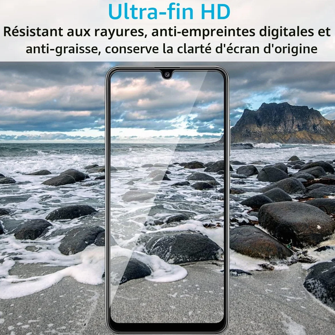 Didisky Lot de 2 Protecteur Verre Trempé pour Samsung Galaxy A32 4G, Film Protection écran, dureté 9H, Pas de Bulles, Haute définition