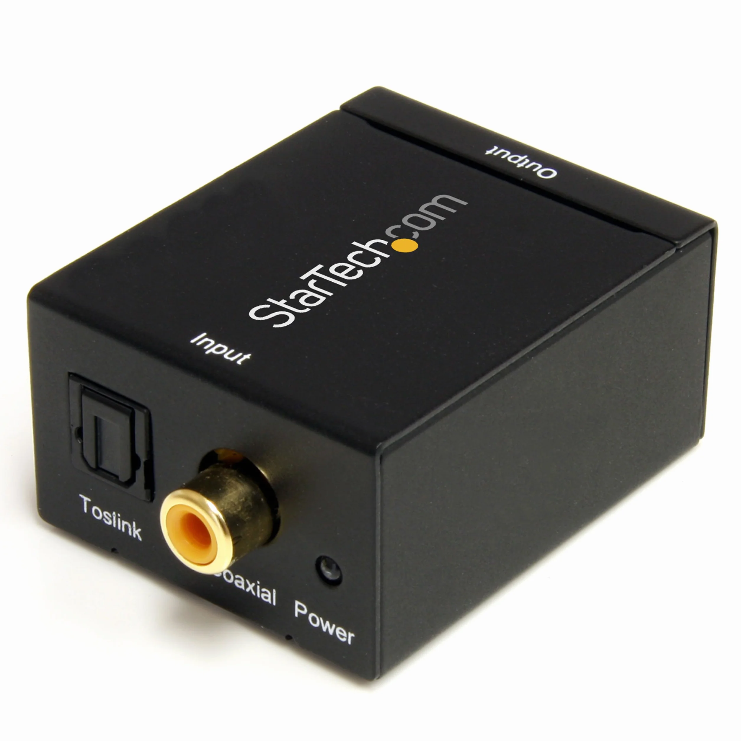 StarTech.com SPDIF2AA Convertisseur audio coaxial numérique Toslink SPDIF vers RCA stéréo Noir