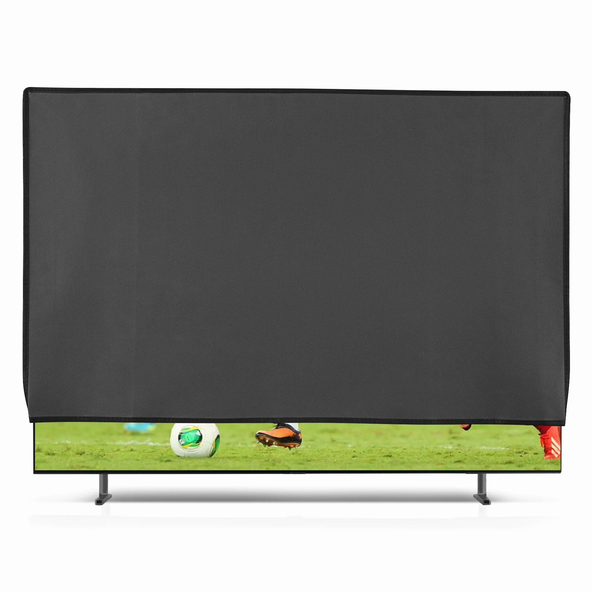 kwmobile Housse écran TV compatible 75" TV Protection écran télévision gris foncé