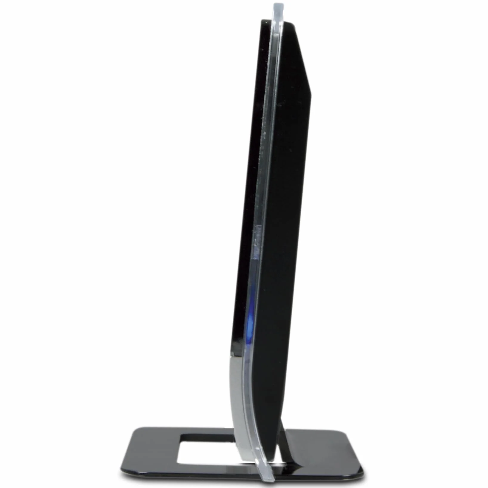 METRONIC 416807 Antenne TV Intérieur Puissante Amplifiée et Extra Plate Compatible 4K UHD - Réception TNT Haute Définition - Noir