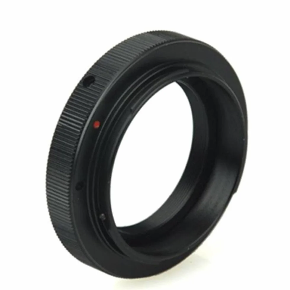 Bague d'adaptation universelle T2 en alliage d'aluminium pour Canon DSLR EOS (M42 x 0,75)