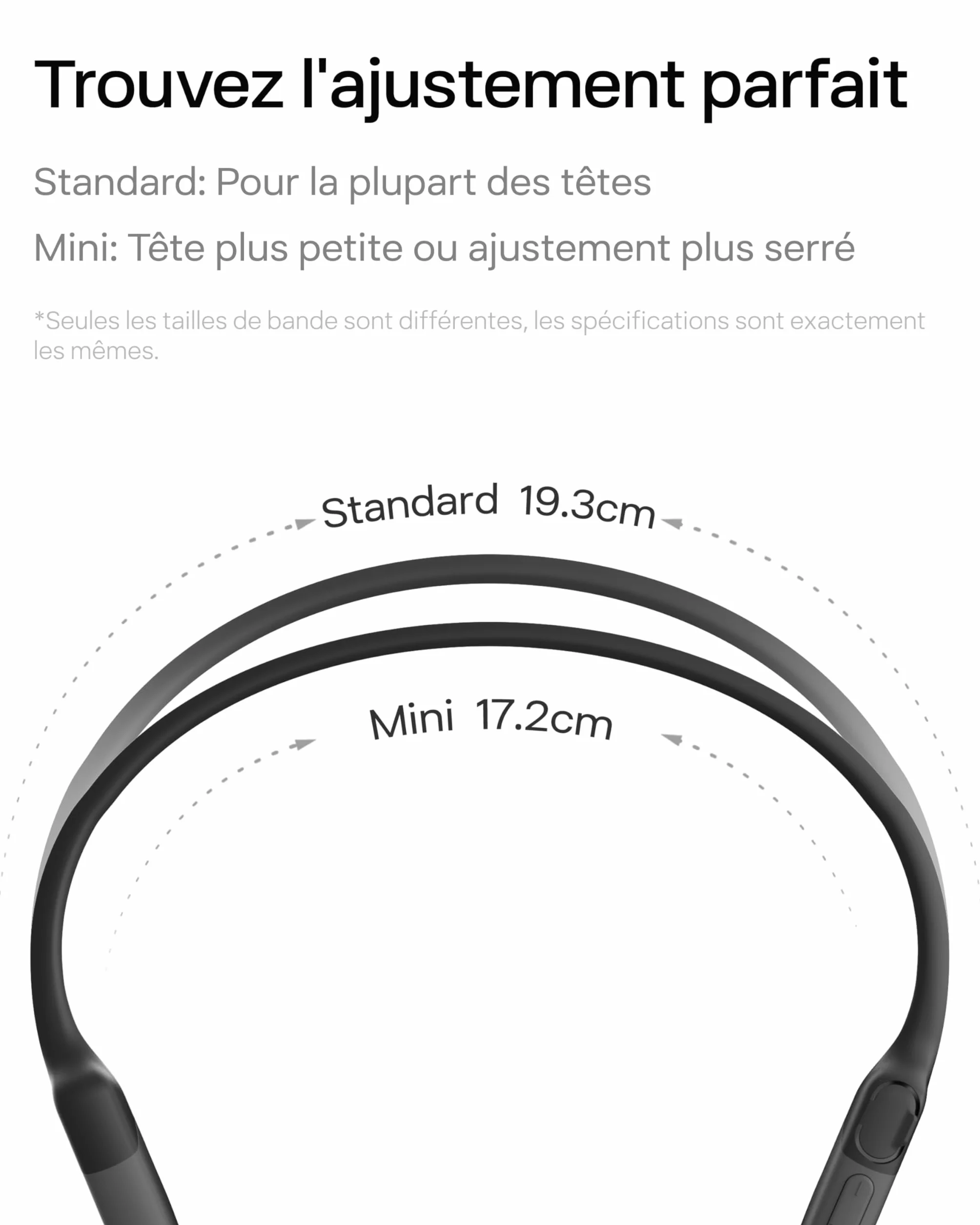 SHOKZ OpenRun Casque à Conduction osseuse, écouteurs Bluetooth Oreilles Libres pour Le Sport avec Micro, Casque sans Fil étanche IP67, 8 Heures d'autonomie, USB-C, Bandeau de Sport, Noir