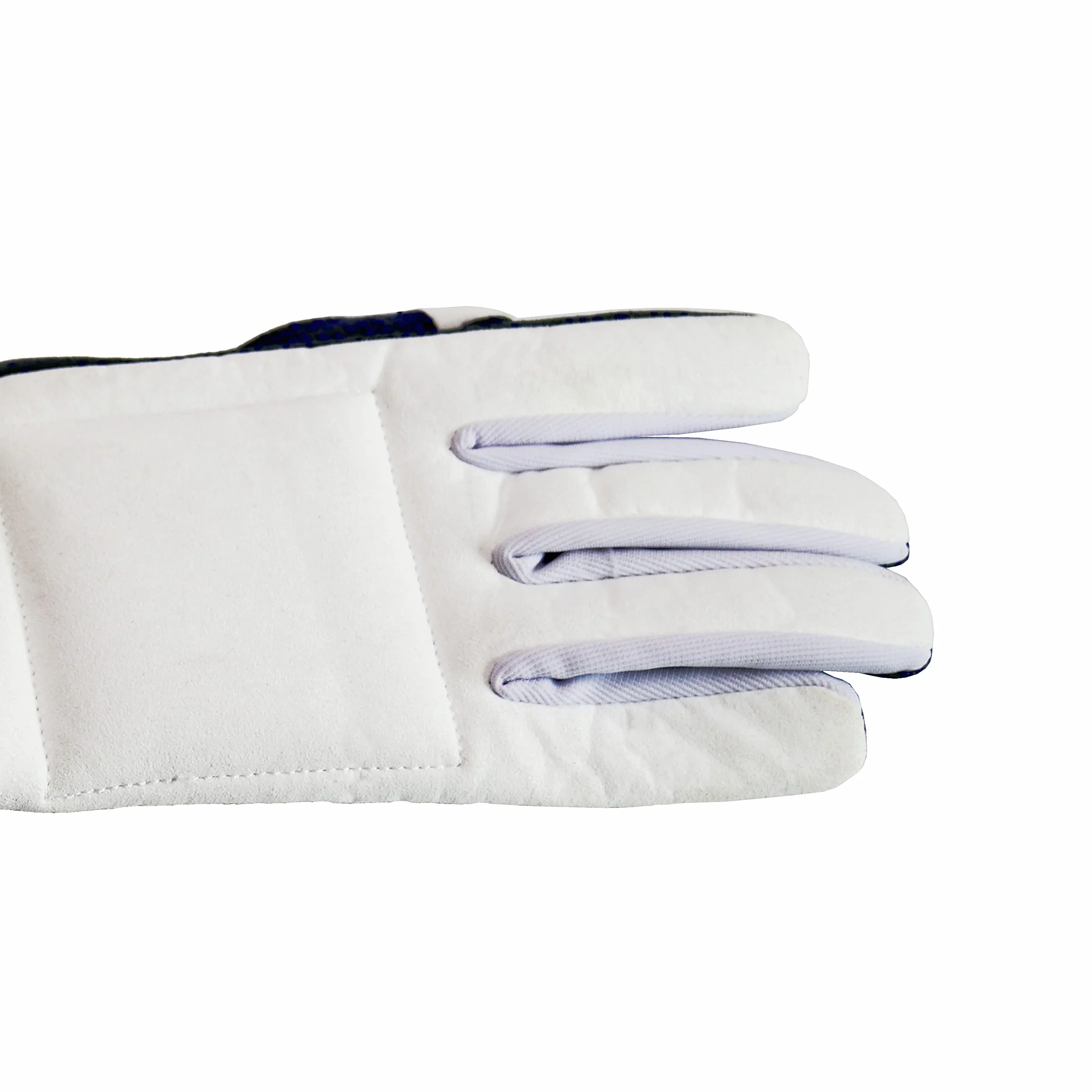 LEONARK Gants d’Escrime rembourrés pour fleuret, épée et Sabre - Mitaine en Cuir - 1 Paire