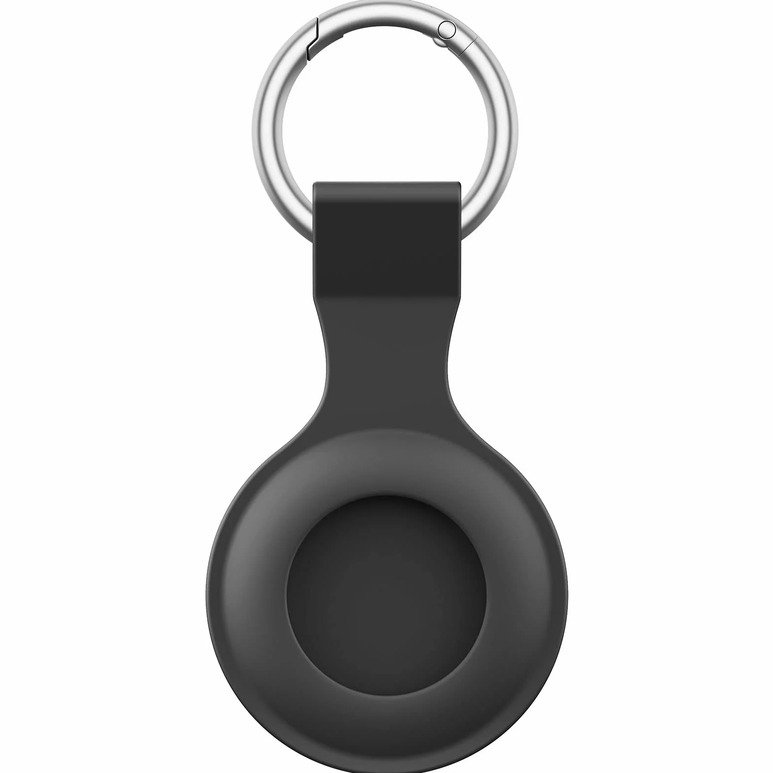 Oumida Coque AirTag Porte Clés pour Apple Airtag, Étuis en Silicone pour Apple Airtag avec Porte Clés, Mini Coque de Protection pour Apple AirTag Tracker pour Sacs à Dos