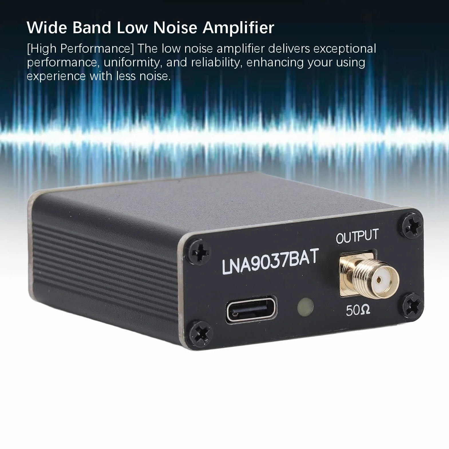 Amplificateur RF LNA Largeband 10k-6GHz 20 dB Gain 35 dBm IP3 pour Radio Amateur