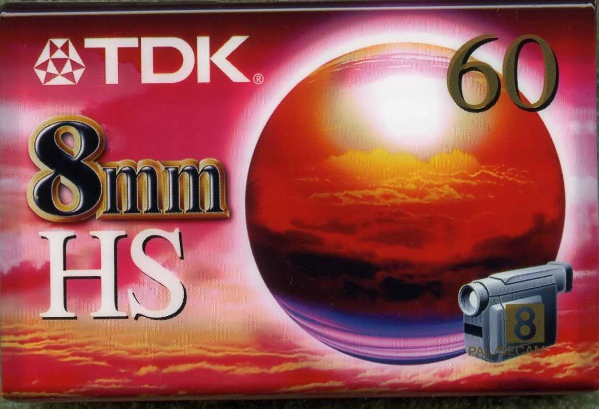 TDK Cassette 8mm HS 60 pour caméscope