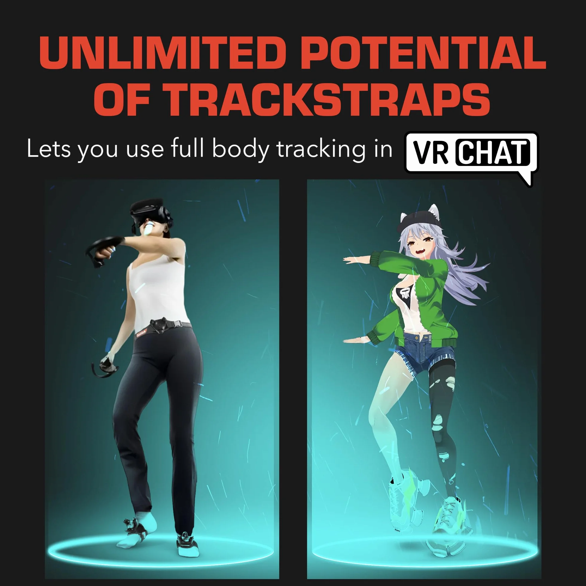 Rebuff Reality TrackBelt + 2 TrackStraps Tracker VR de Corps Entier pour VIVE Tracker