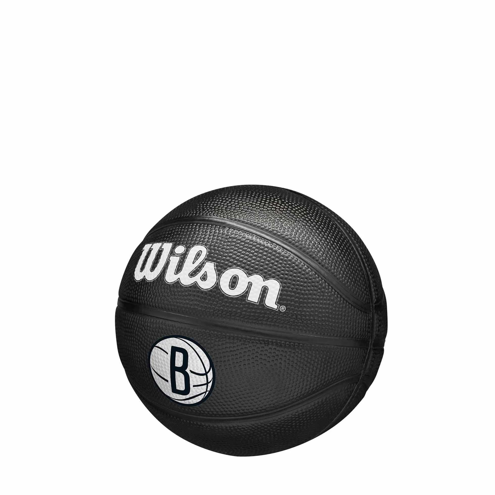WILSON NBA Team Tribute Mini Ballon de Basket Taille 3 Noir Brooklyn Nets
