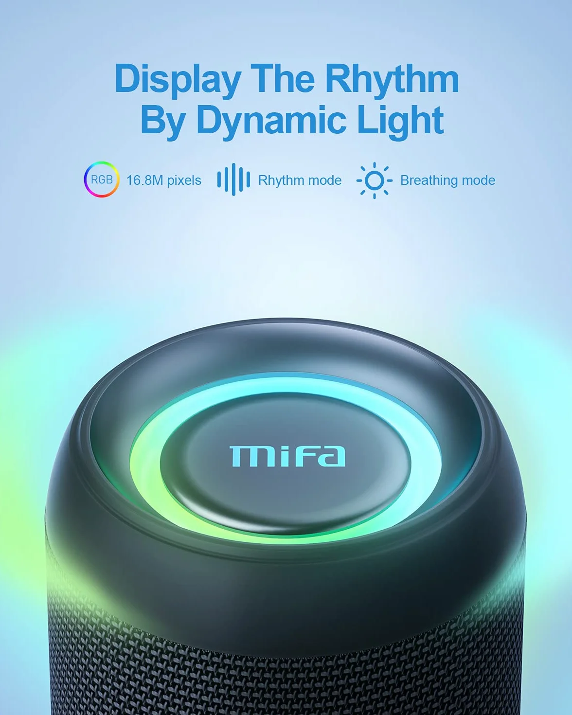 MIFA Enceinte A90 Haut-Parleur Bluetooth 60W sans Fil IPX7 Étanche 30 Heures de Lecture USB-C Portable