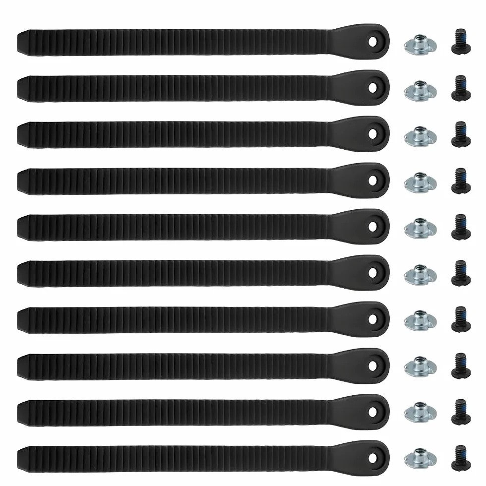 Sangles de Fixation pour Snowboard, Snowboard Binding Straps en Plastique, Accessoires de Rechange