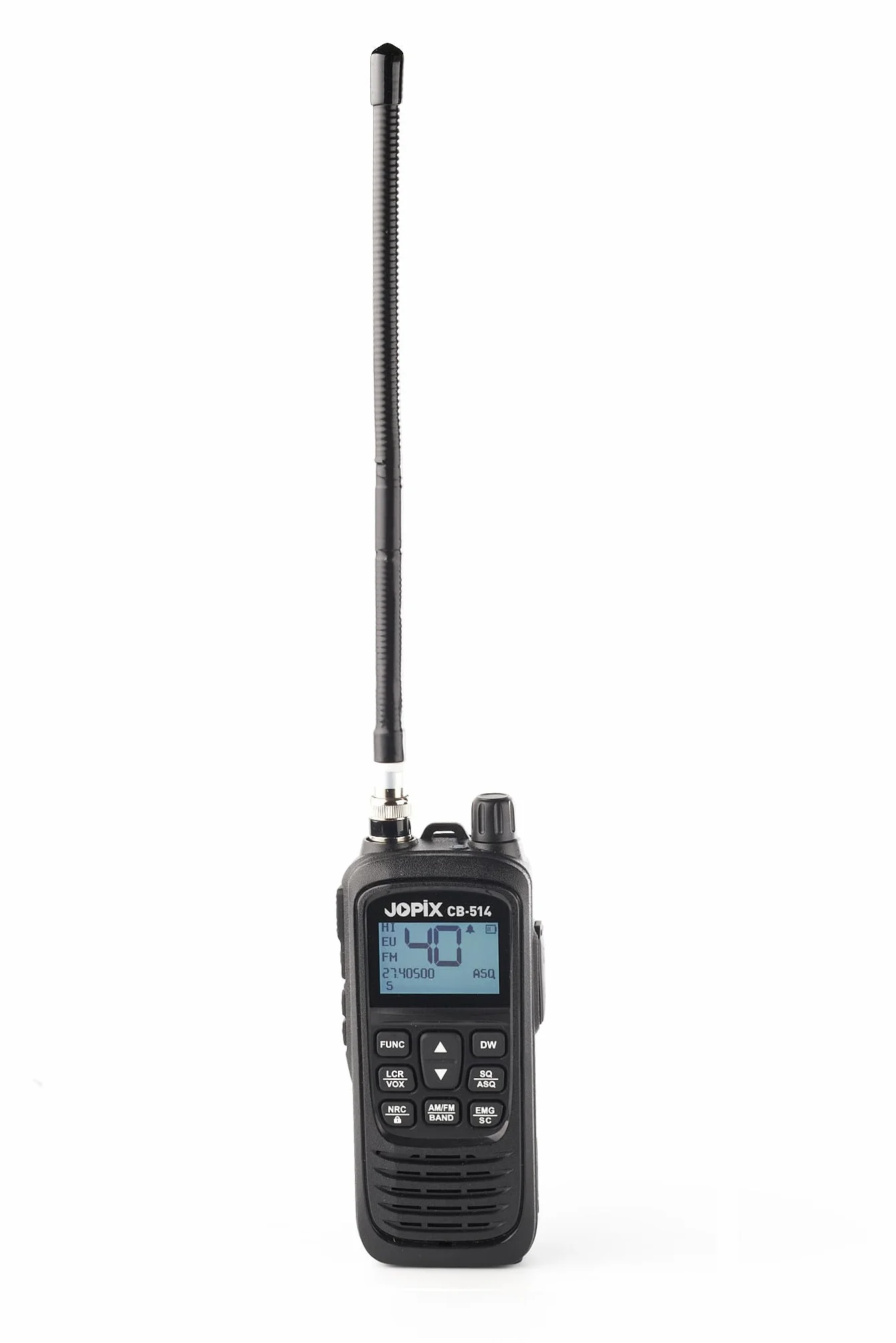 Jopix CB-514 Talkie-Walkie CB 27 MHz Kit Voiture Complet Émetteur-Récepteur Portable AM/FM 4W