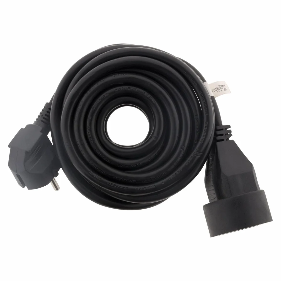 Prolongateur 16A HO5VV-F 3G1,5mm² Noir 3m