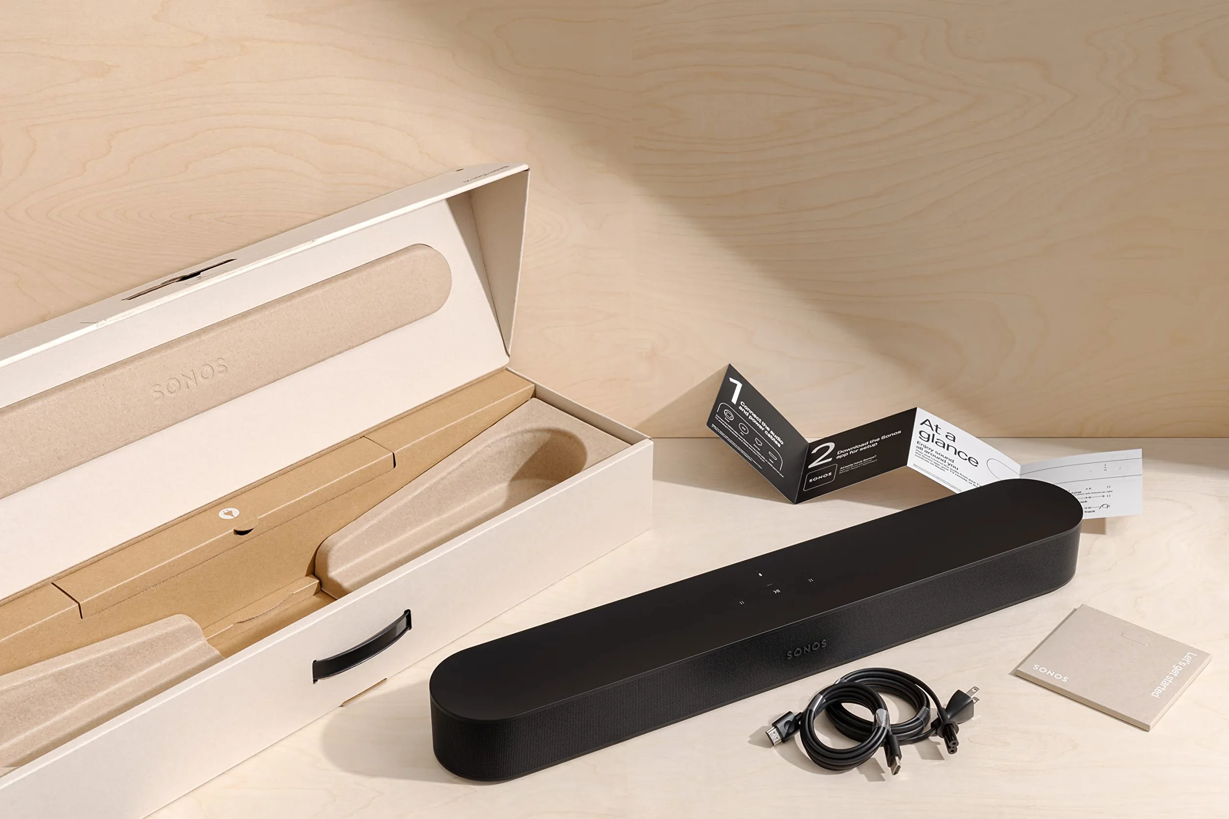 Sonos Beam (Gen 2) Barre de Son compacte Dolby Atmos Noire