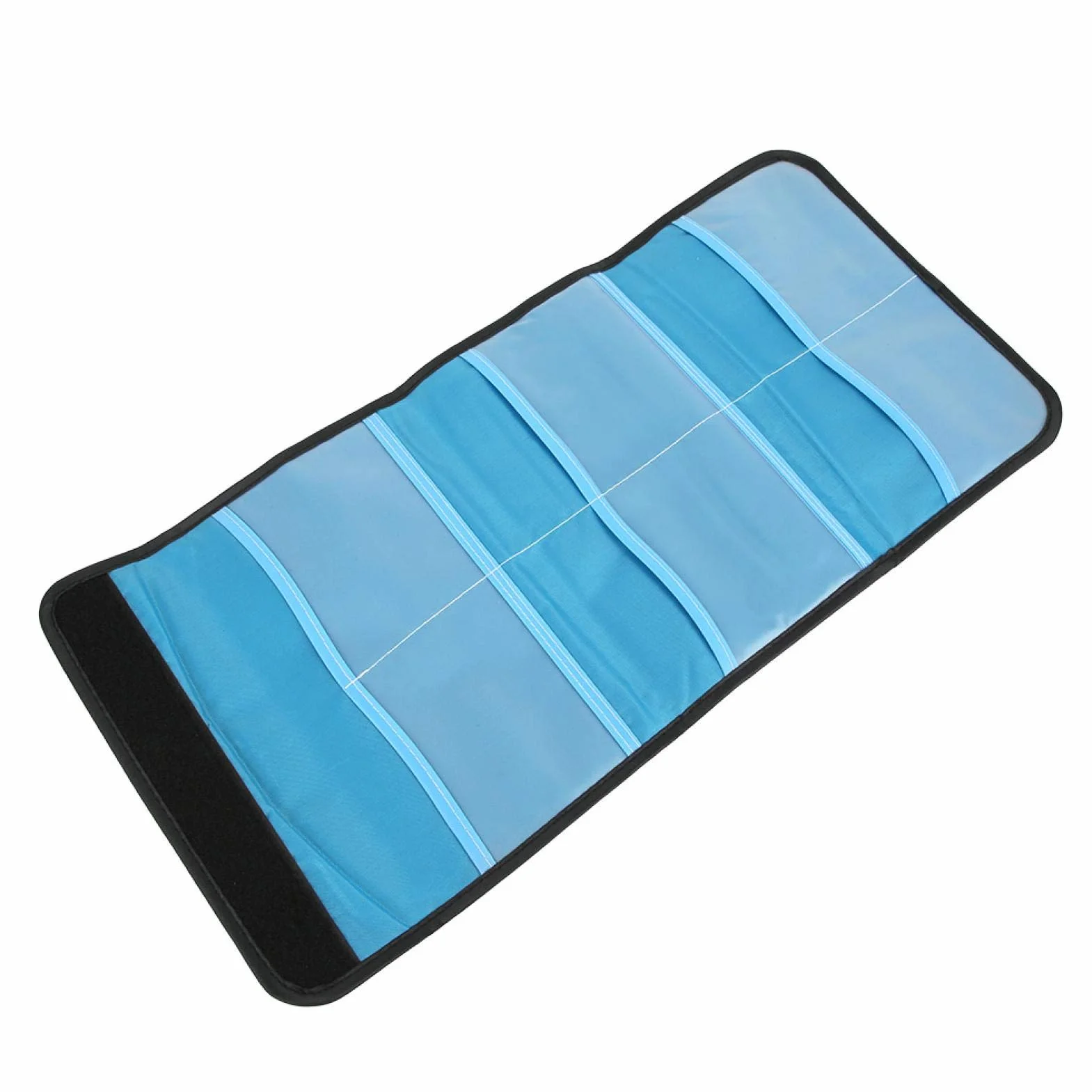Étui de filtre 6 poches Objectif de caméra Filtres de transport Nylon Sac de rangement antichoc Étui portefeuille Pochette de photographie Filtre Sac de transport adapté pour filtre d'appareil photo O