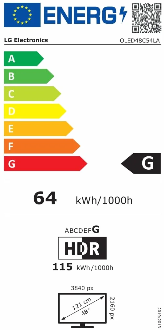 LG TV OLED OLED48C5 OLED Evo Noir Profond et Booster de luminosité 120 Hz 4K 121 cm 2025