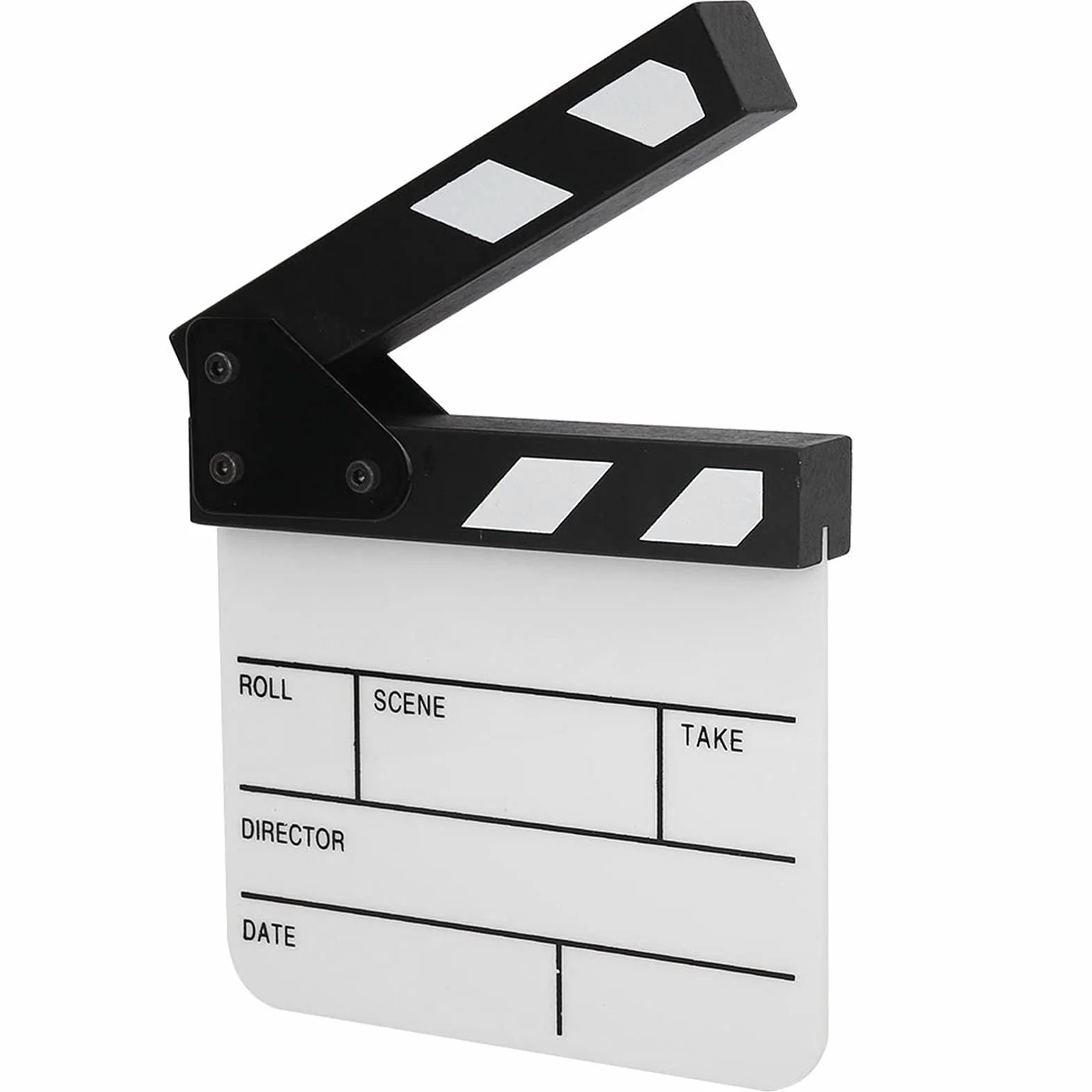 Clap De Cin Ma Acrylique,Slate Cinema,Slate Cinema,Film Slate Small,Movie Clapper Board,Autres Accessoires De Prise De Vue,Mini Acrylique Director Scene Clapperboard TV Movie Action Board Film Cut Pro