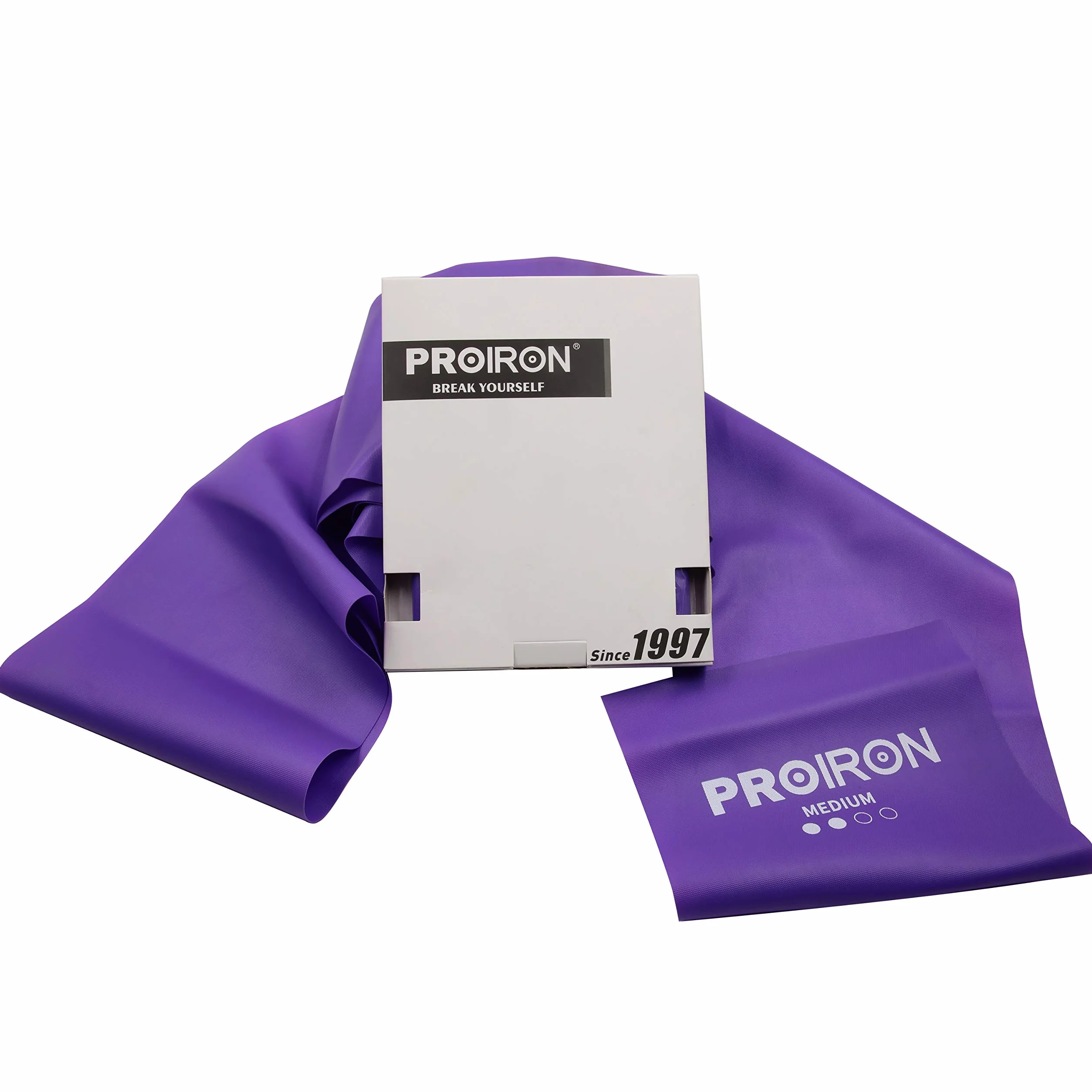 PROIRON Bandes Élastiques de Résistance en Latex Naturel pour Fitness, Musculation, Étirement, Yoga, Pilates (2M)