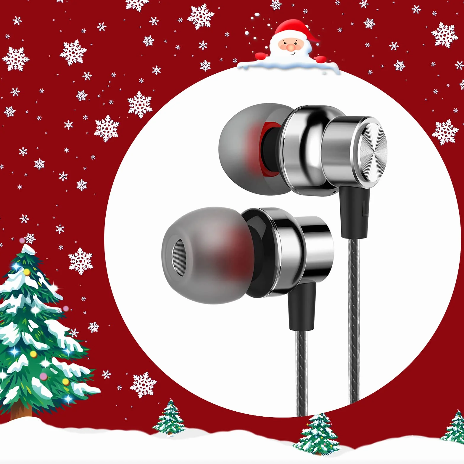 Blukar Écouteurs Intra-Auriculaires avec Microphone et câble Confortable réduction du Bruit Son stéréo contrôle du Volume pour Galaxy et Tous Les appareils de Casque de 3,5