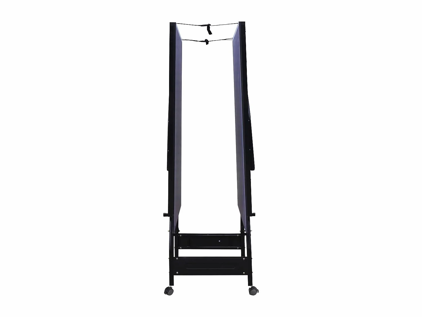 Vente-unique Garry Pliant Table de Ping-Pong Bleu L274 x P152.5 x H76 cm avec Roulettes