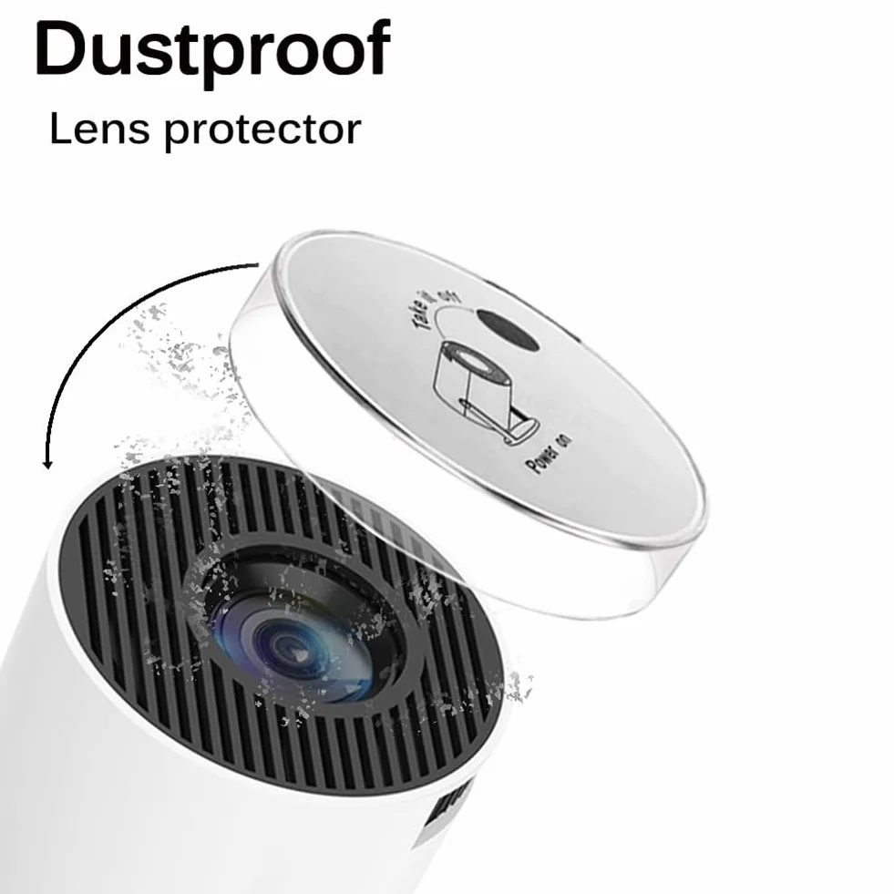 Cache-Objectif de Projecteur HY300PRO pour Éviter la Poussière, Protection Spécifique pour la Machine à Projecteur HY300Pro