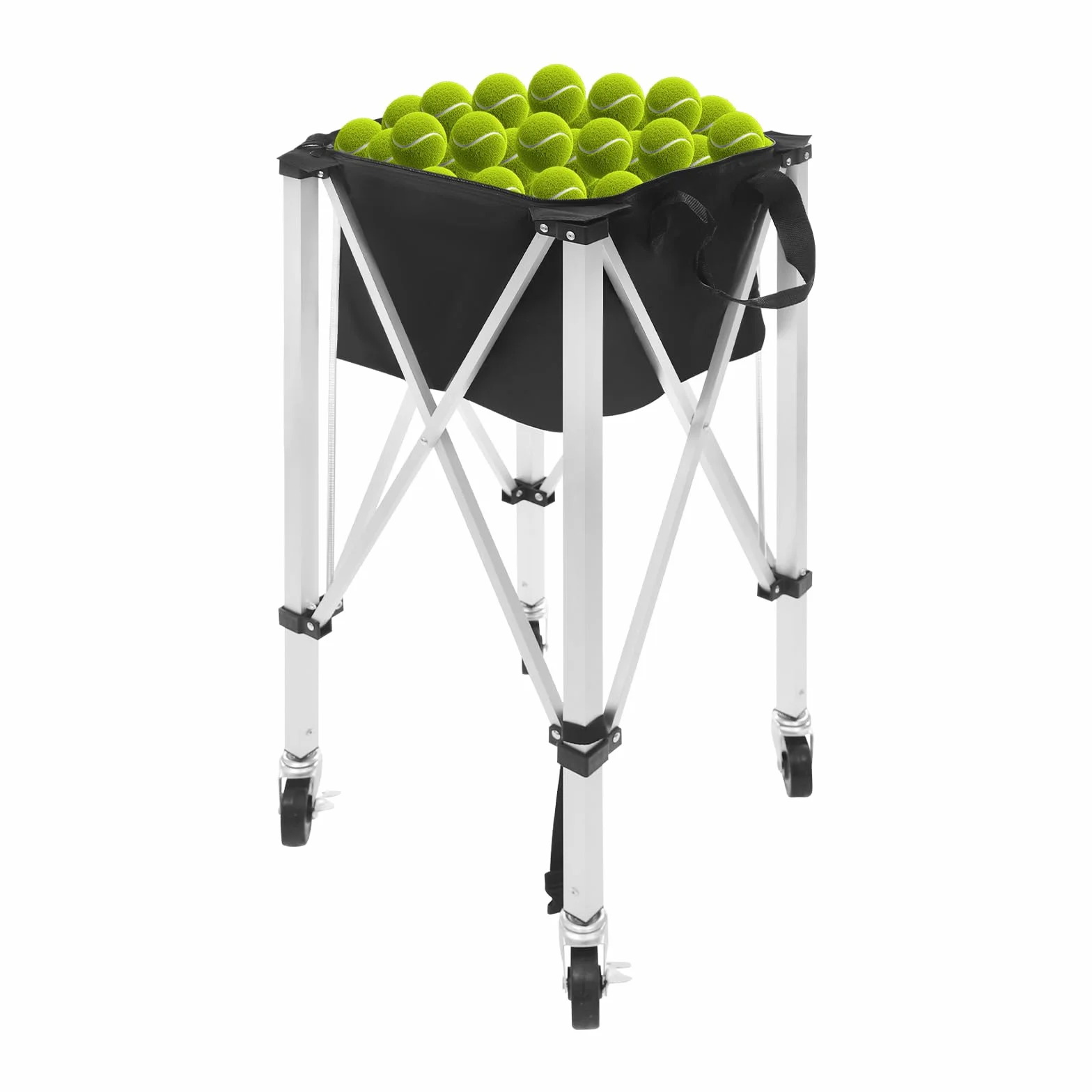 Chariot de tennis portable pliable 150-170 balles