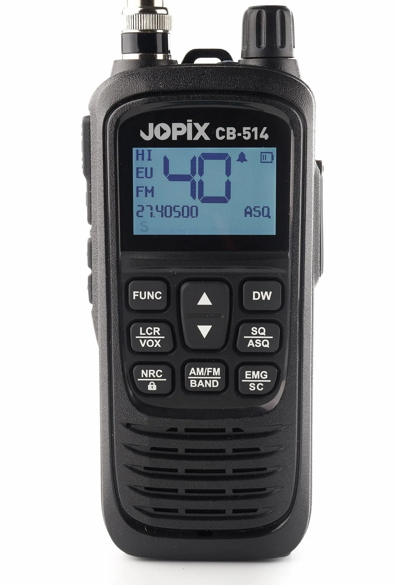 Jopix CB-514 Talkie-Walkie CB 27 MHz Kit Voiture Complet Émetteur-Récepteur Portable AM/FM 4W