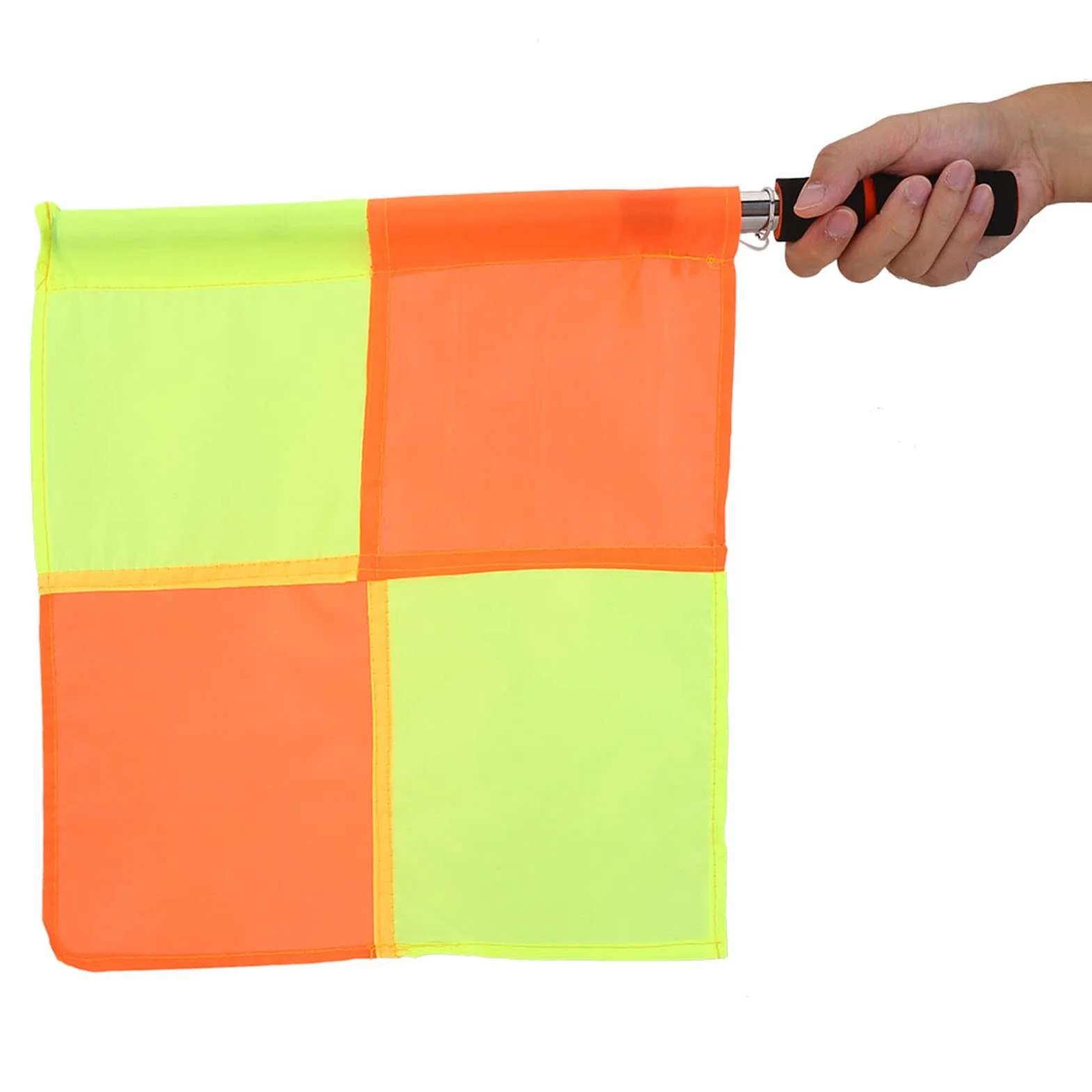 Drapeaux D'arbitre De Football Tiiyee 2pcs Étanche Haute Visibilité Rouge Et Jaune