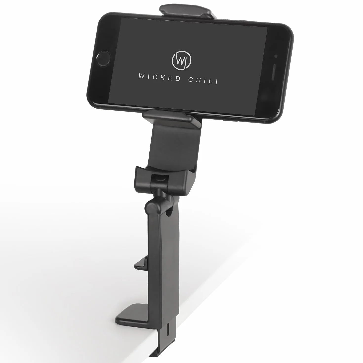 Wicked Chili 2X Support de téléphone Portable Flexible Pliable avec rotule à 360° et Pince de Table