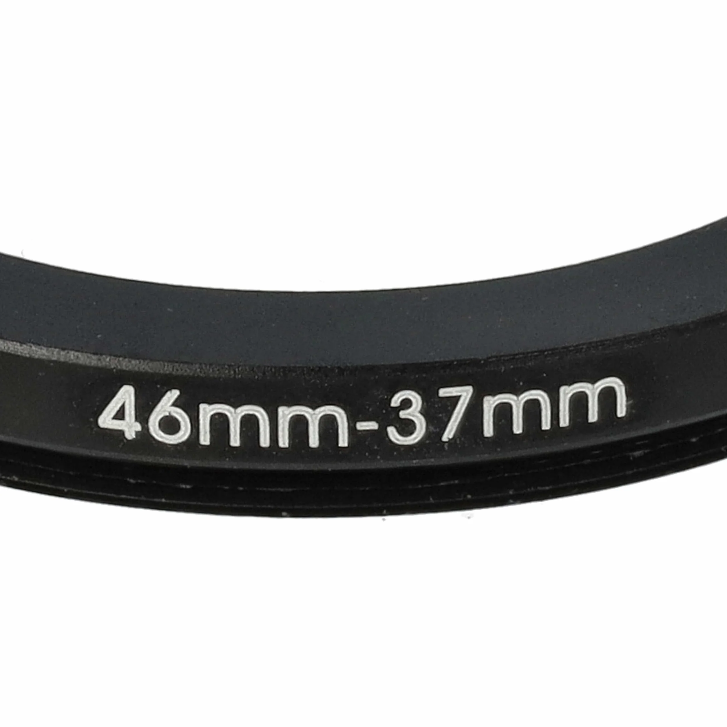 vhbw Bague d'adaptation de Filtre Step-Down de 46 mm vers 37 mm pour Objectif d'appareil Photo - Réducteur, métal Noir