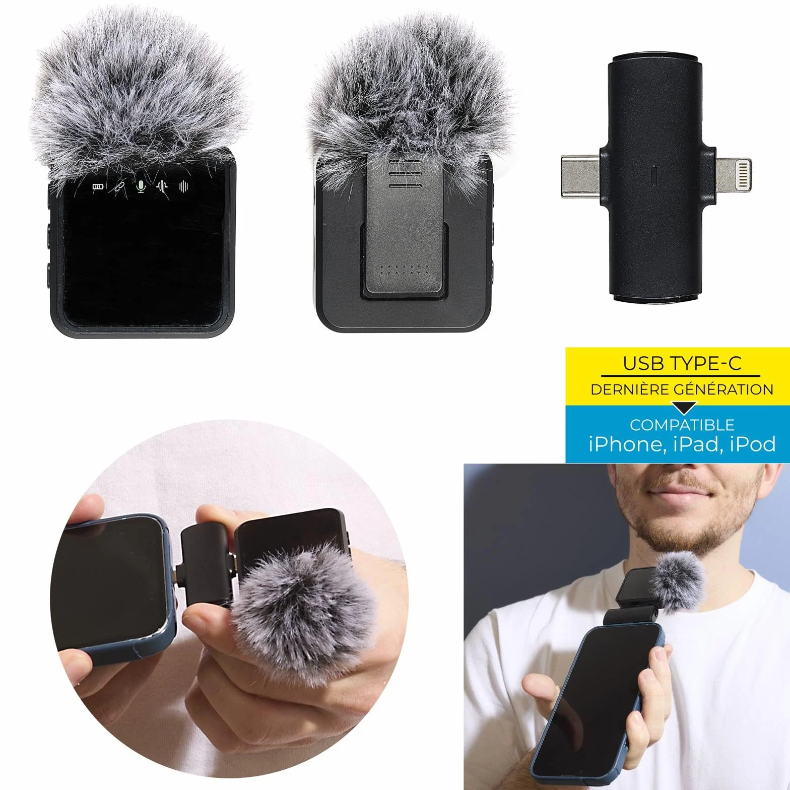 BEMIX HT0169 Micro Cravate Smartphone Performance Exceptionnelle Design Ergonomique Connectivité Avancée Autonomie Prolongée Taille 18 Gris