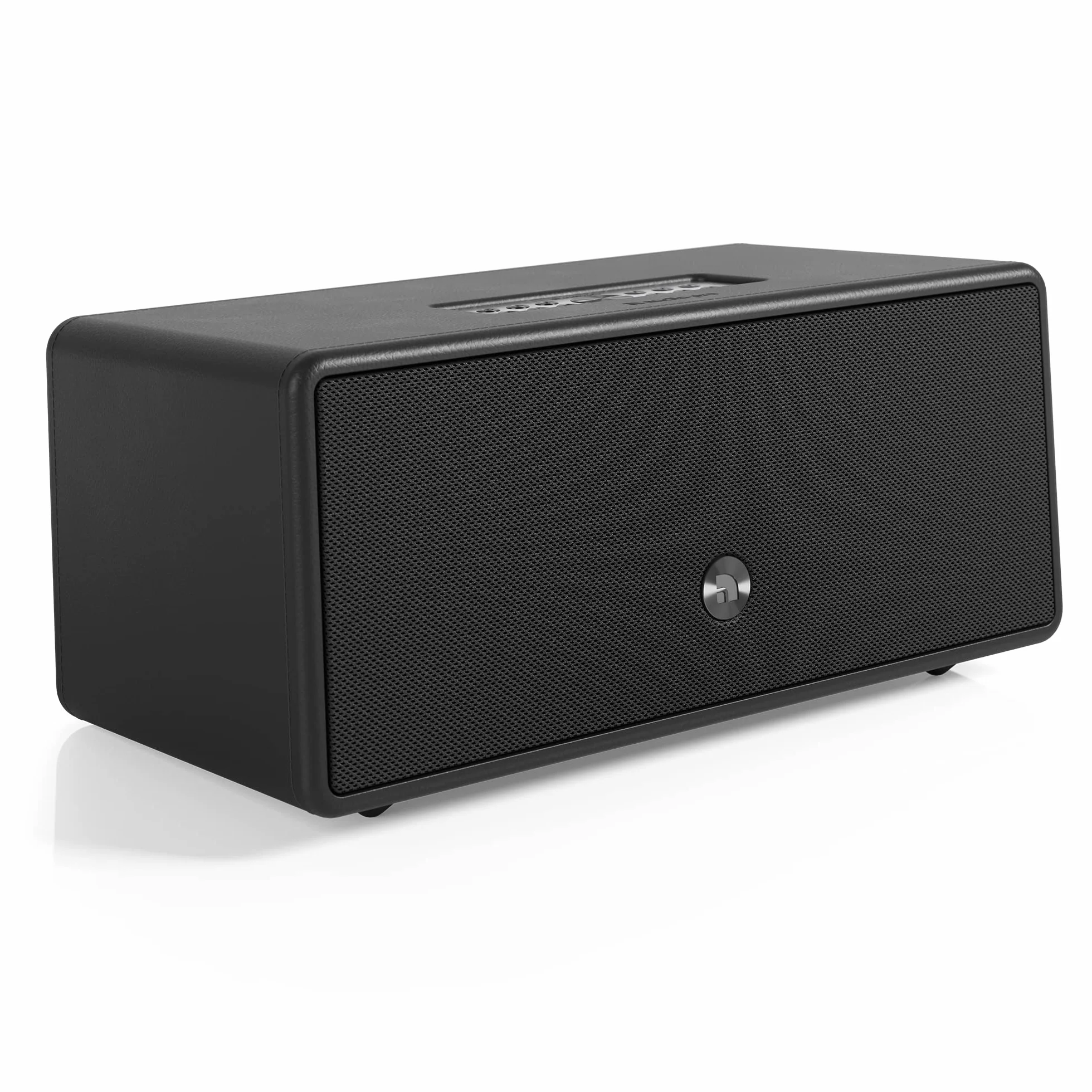 Audio Pro Drumfire-D2 - Enceinte Multiroom Ultra Puissante avec Bluetooth & WiFi - Enceinte Stéréo avec AirPlay 2, Chromecast, Spotify sans Fil - Noir