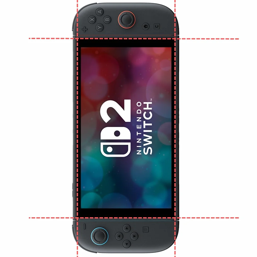 PHONILLICO Verre Trempe pour Nintendo Switch 2 (2025) [Pack de 2] Film Protection Resistant Vitre Protecteur Anti Rayure