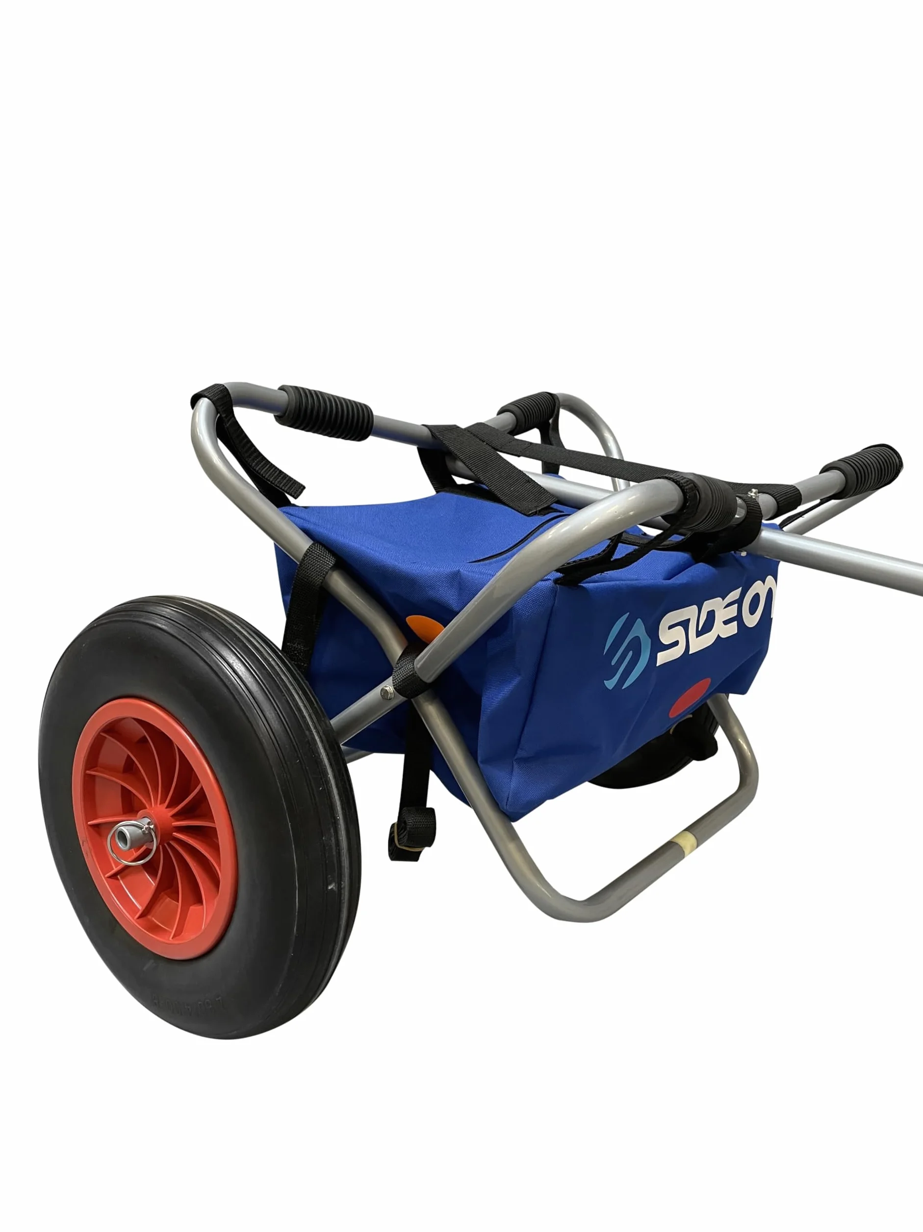 Chariot de Transport pour Planche de Surf 180cm Roues Tout-Terrain Support Vélo